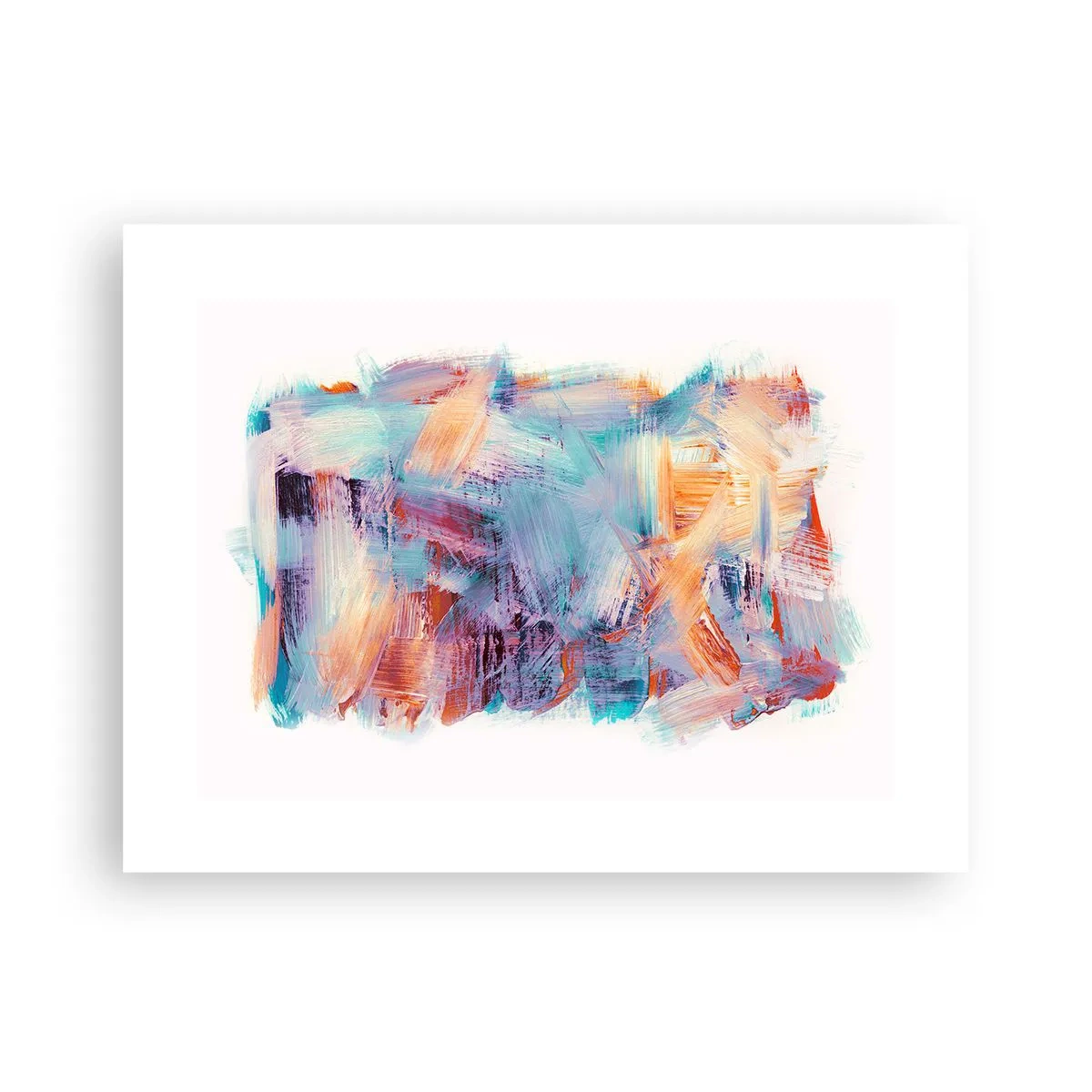 Plakat - Farverigt rod - 40x30 cm