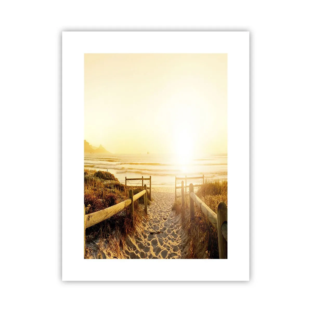 Plakat - Over klitten, mod solen - 30x40 cm