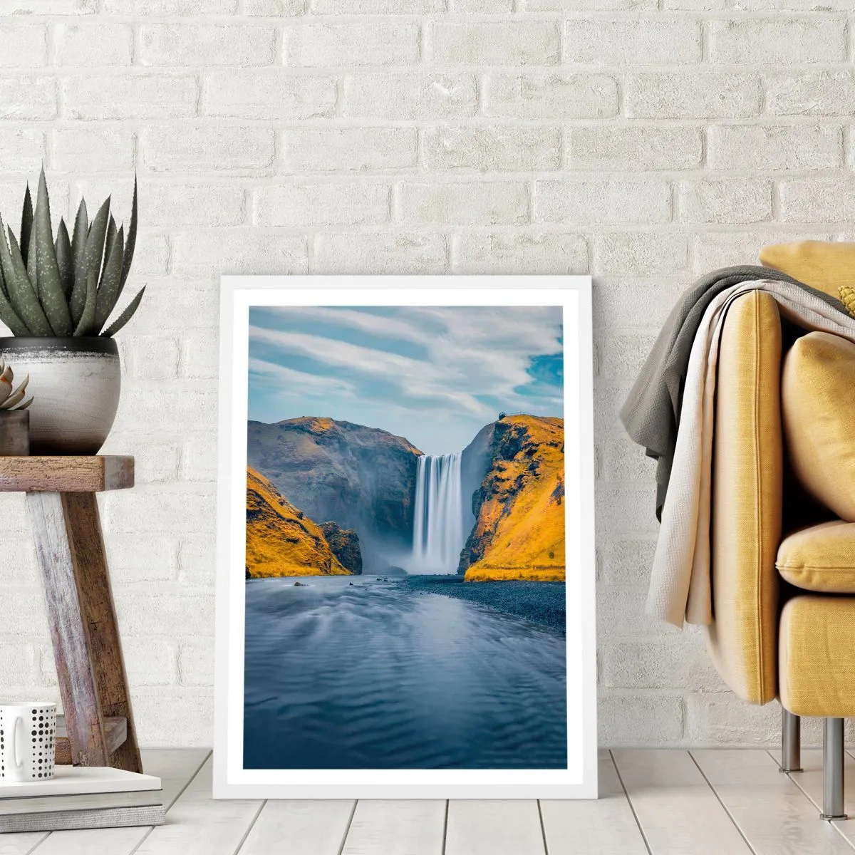 Plakat i hvid ramme - Evig varighed, evig bevægelse - 30x40 cm