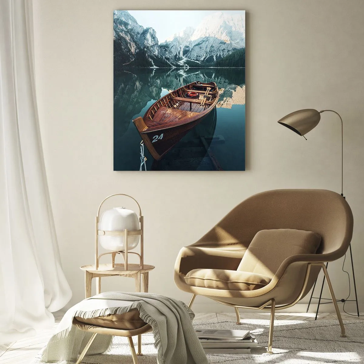 Billede på glas - Som om det var malet på glas - 70x100 cm