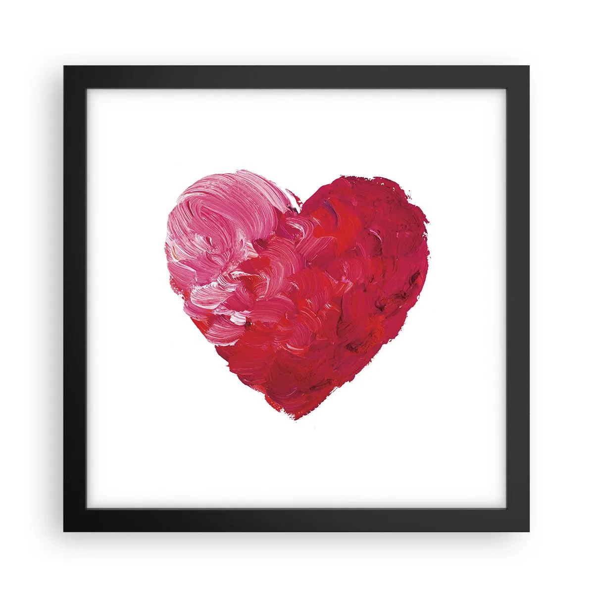 Plakat i sort ramme - All you need is love - 30x30 cm