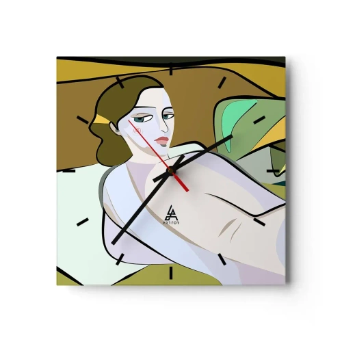 Vægur, Uret - Intimt portræt - 30x30 cm