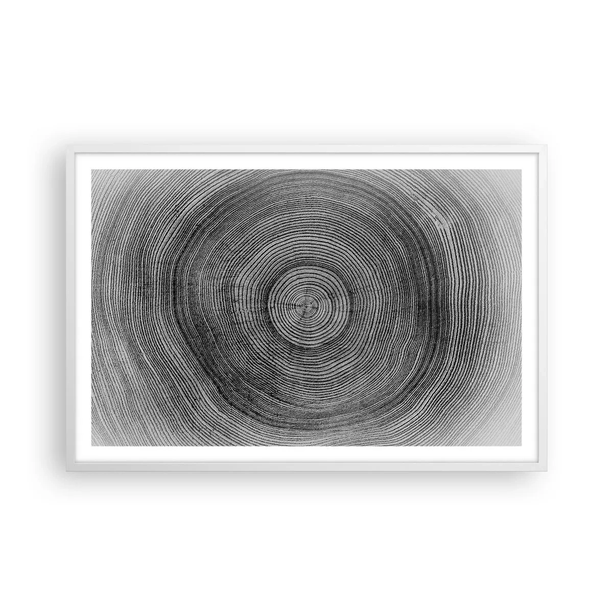 Plakat i hvid ramme - Et tegn på tiden - 91x61 cm