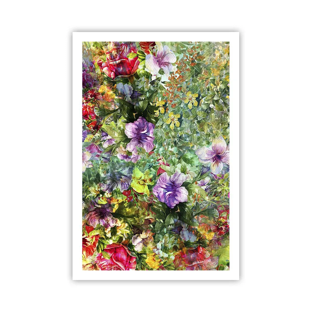 Plakat - Ind i blomsterne ved fortabelse - 61x91 cm