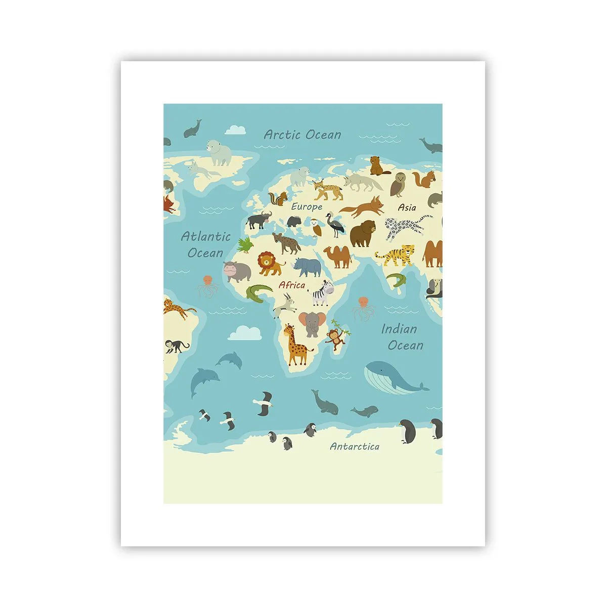 Plakat - Gode naboer - 30x40 cm