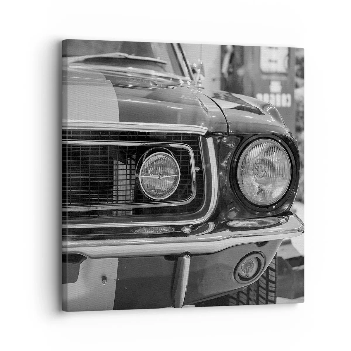 Lærredstryk - Billede på lærred - Hård kørsel - 30x30 cm