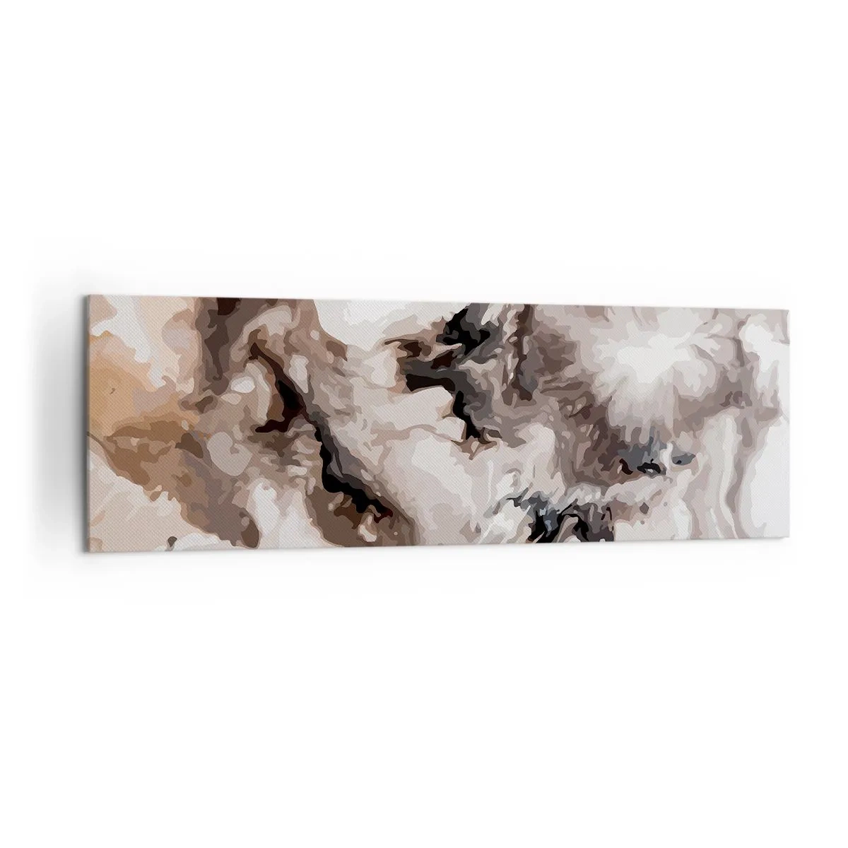 Lærredstryk - Billede på lærred - En galakses fødsel - 160x50 cm