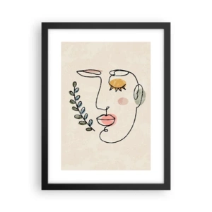 Plakat i sort ramme - Ro fundet - 30x40 cm