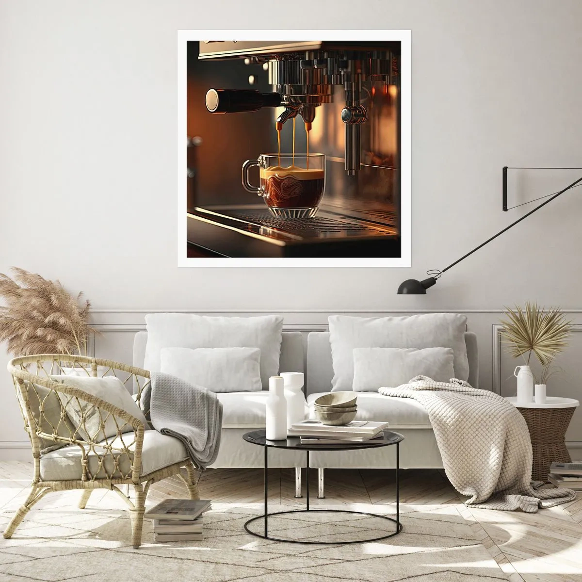 Plakat - En sensuel blanding - 30x30 cm