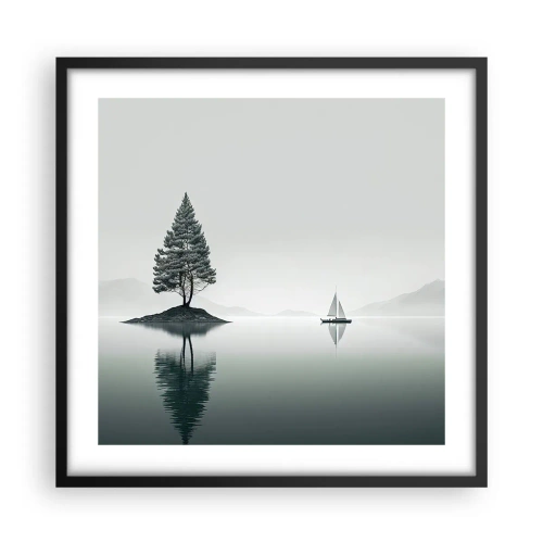 Plakat i sort ramme - En drøm - 50x50 cm