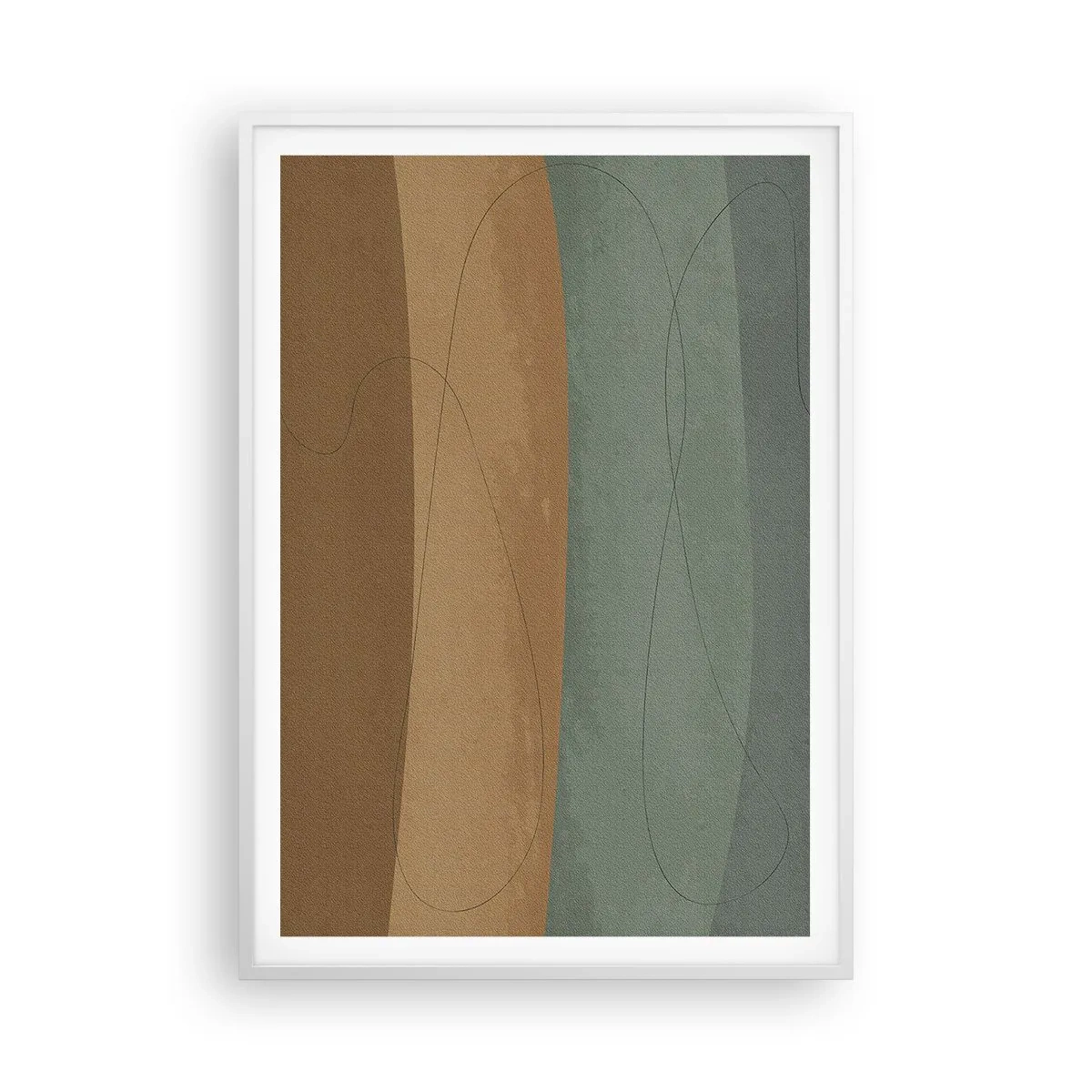 Plakat i hvid ramme - Vandret sammensætning - 70x100 cm