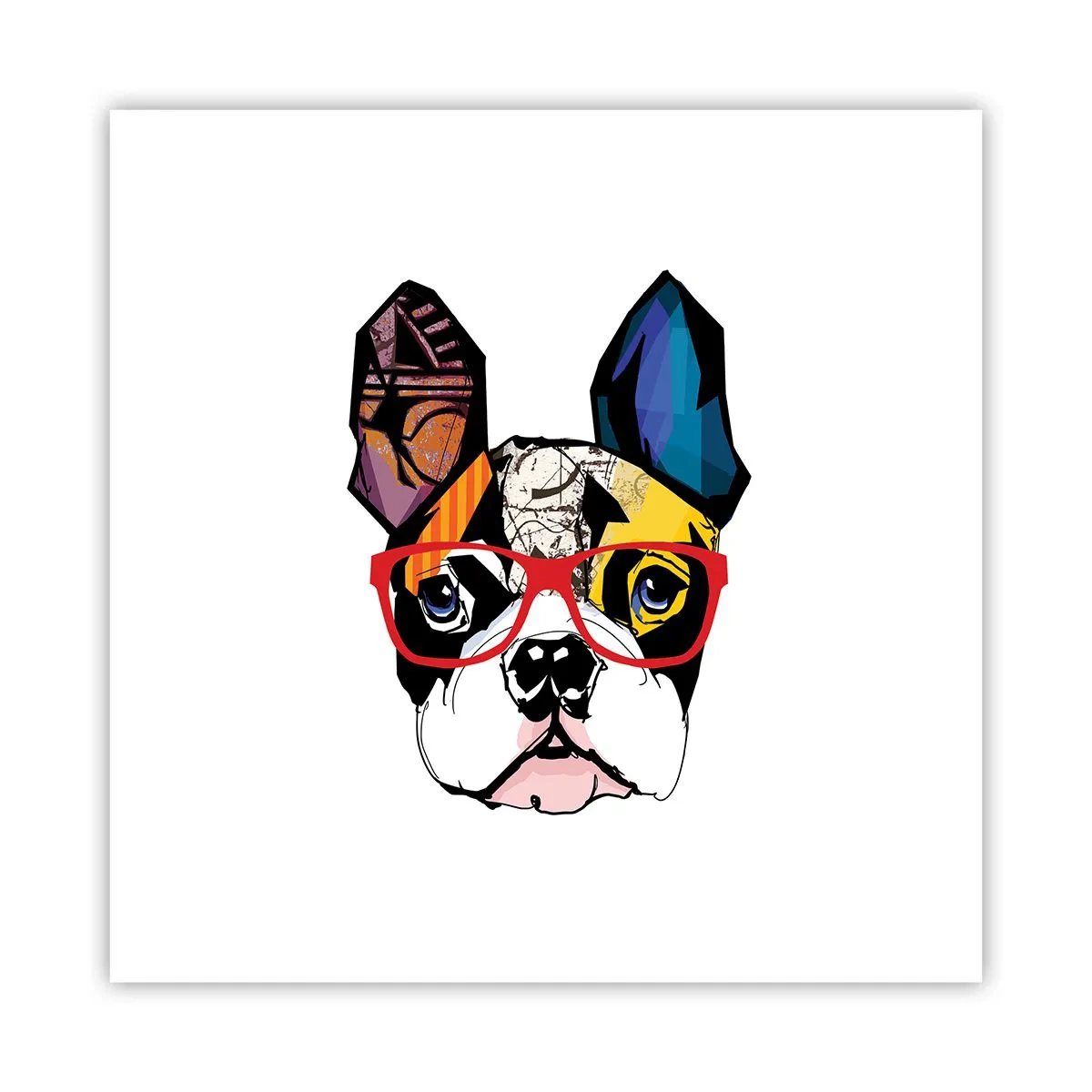 Plakat - Intellektuel - 30x30 cm