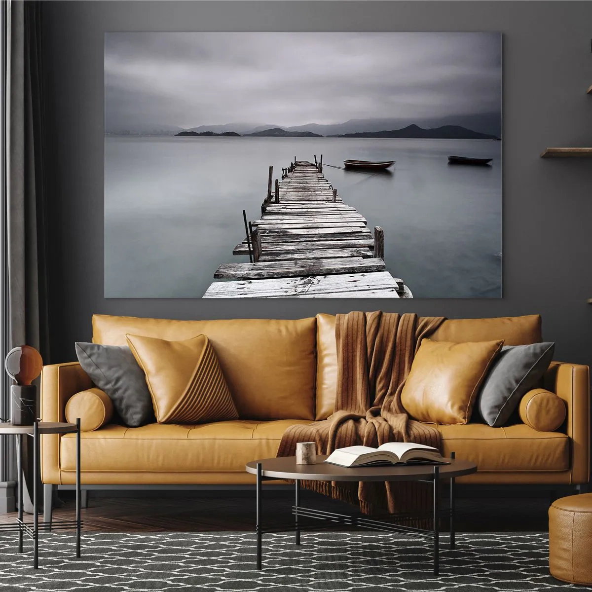 Billede på glas - Du kan tage af sted i morgen - 100x70 cm