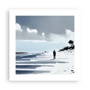 Plakat - Alene - 40x40 cm