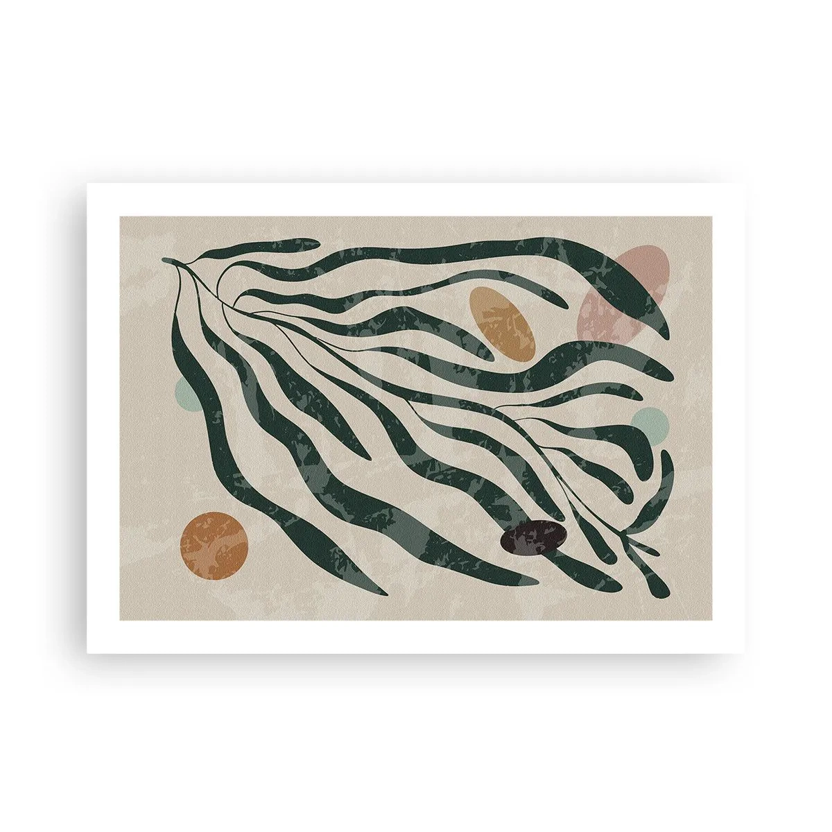 Plakat - Blandt det grønne - 70x50 cm