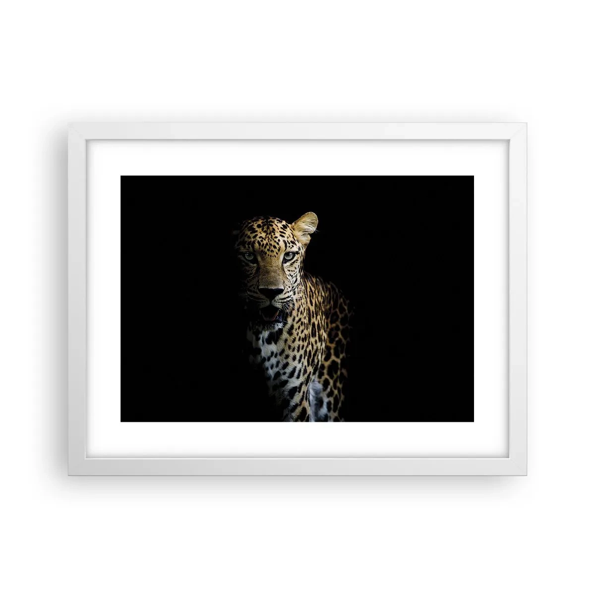 Plakat i hvid ramme - Mørk skønhed - 40x30 cm