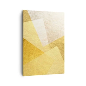 Lærredstryk - Billede på lærred - Geometriens vejr - 50x70 cm