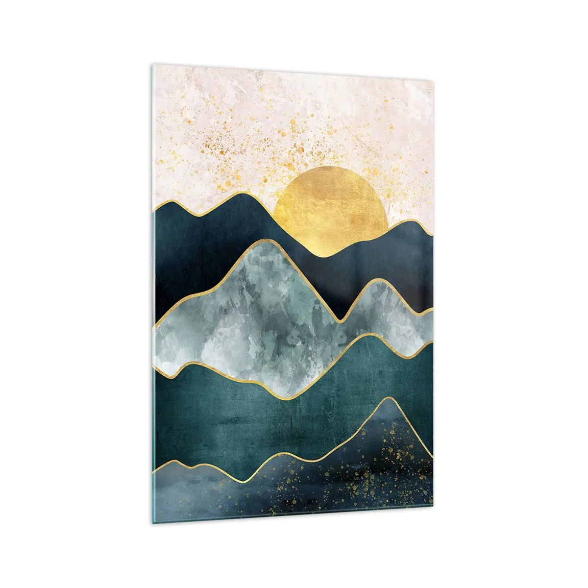 Billede på glas - Bag de syv bjerge - 70x100 cm