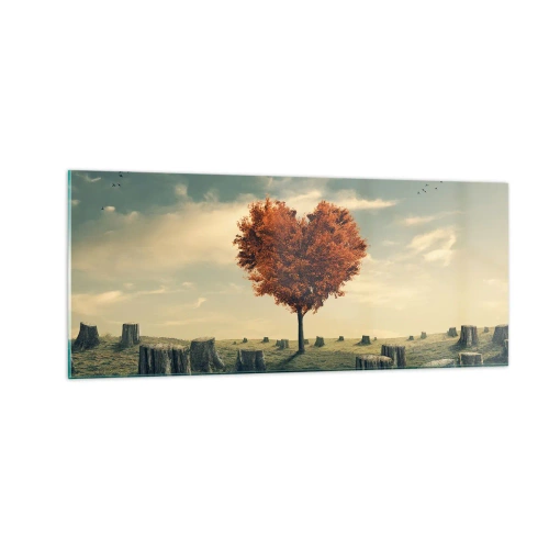 Billede på glas - Der er stadig håb - 100x40 cm