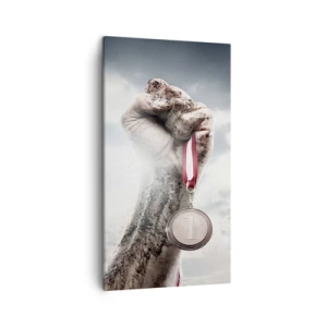 Lærredstryk - Billede på lærred - Per aspera ad astra - 45x80 cm