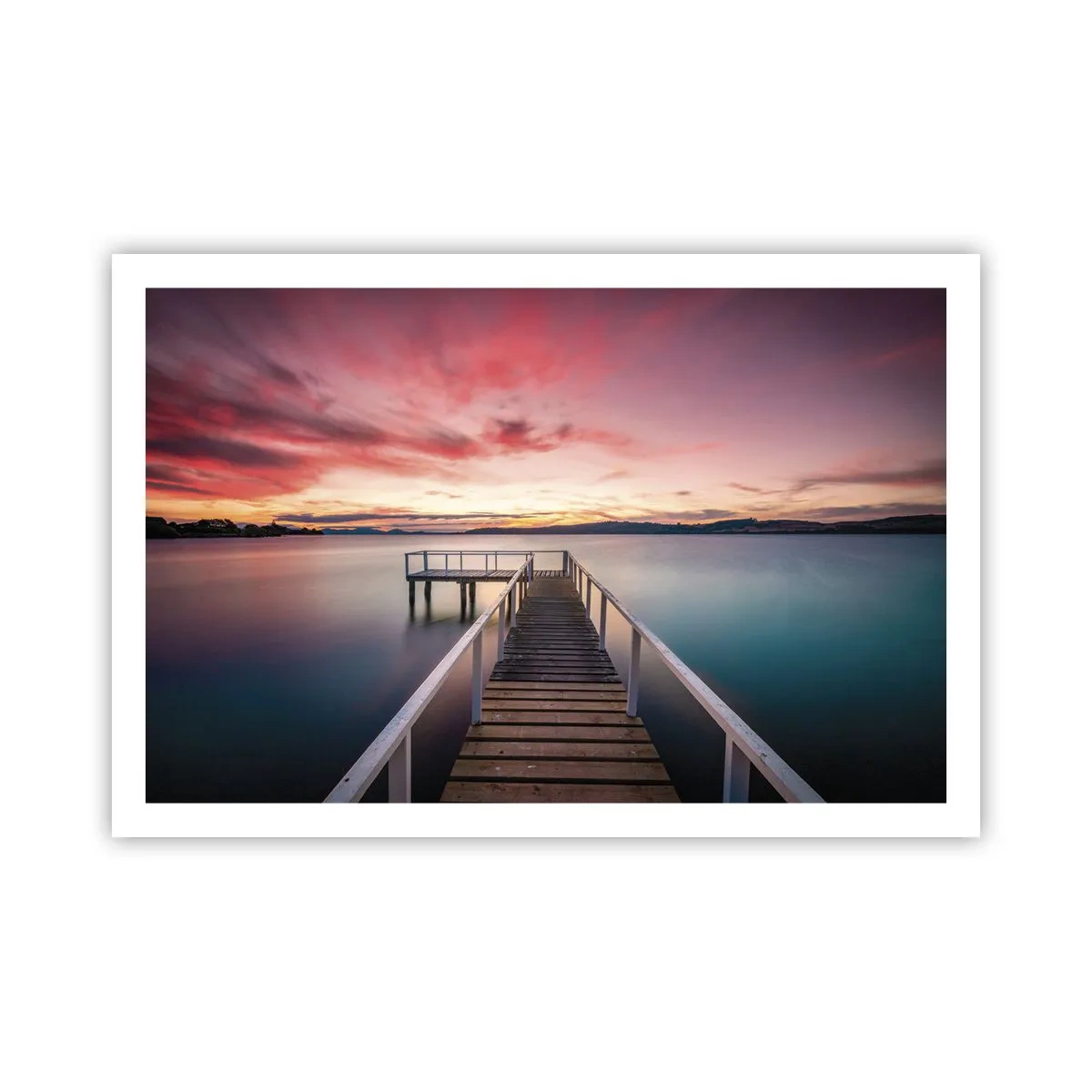 Plakat - Aftenens blide flamme - 91x61 cm