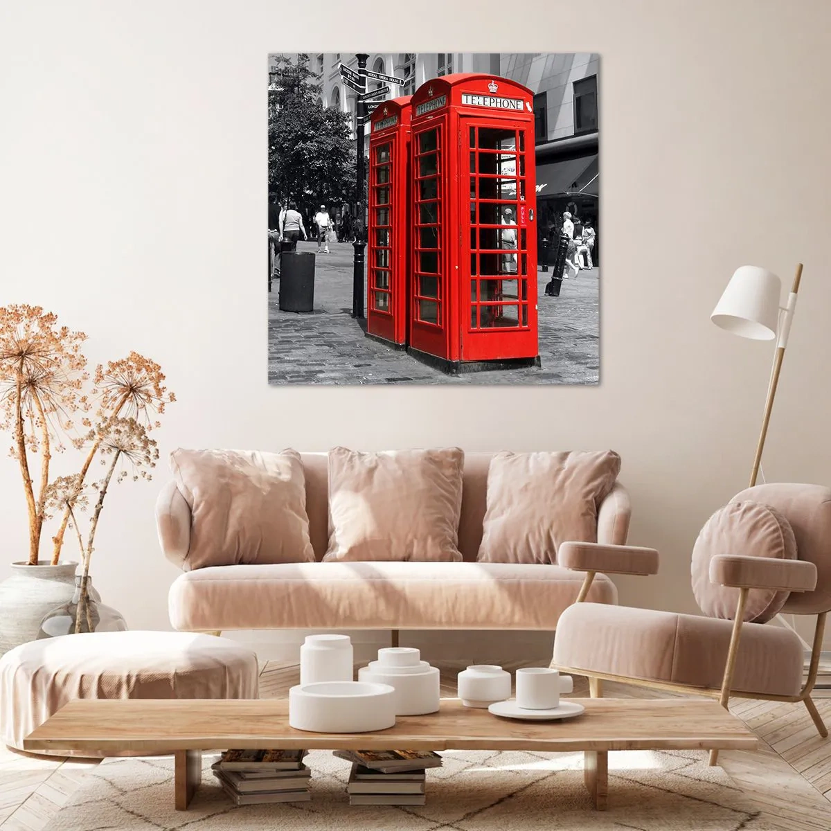 Lærredstryk - Billede på lærred - , - 60x60 cm