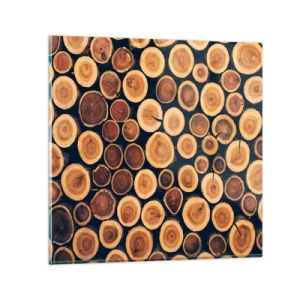 Billede på glas - Hvor gammel ser jeg ud? - 30x30 cm