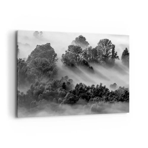 Lærredstryk - Billede på lærred - At vågne fra søvnen - 120x80 cm