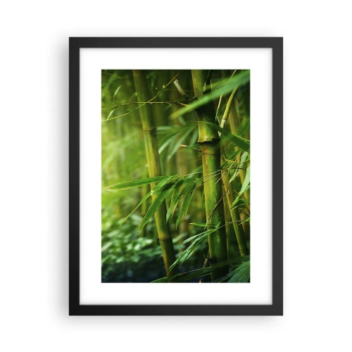 Plakat i sort ramme - Lær selve det grønne at kende - 30x40 cm