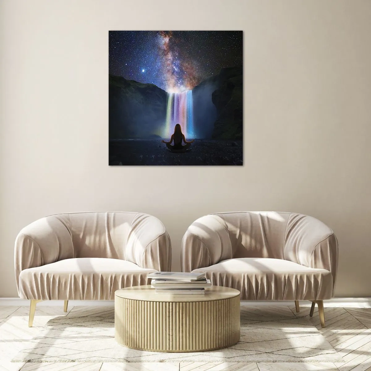 Billede på glas - Absolut harmoni - 60x60 cm