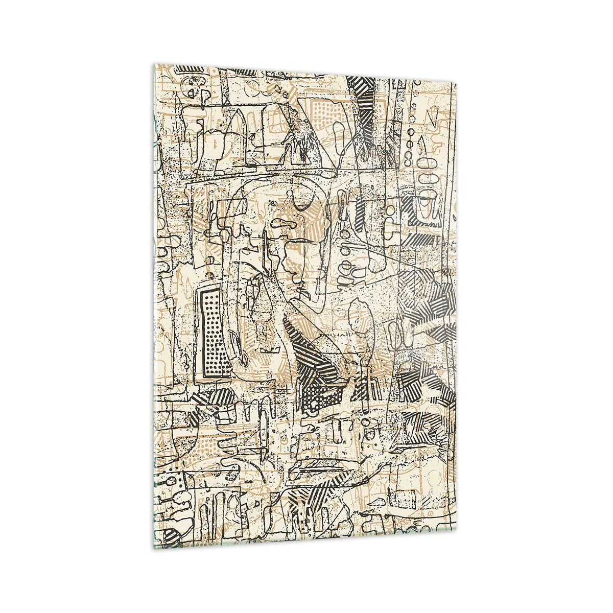 Billede på glas - Venter på at blive afkodet - 50x70 cm