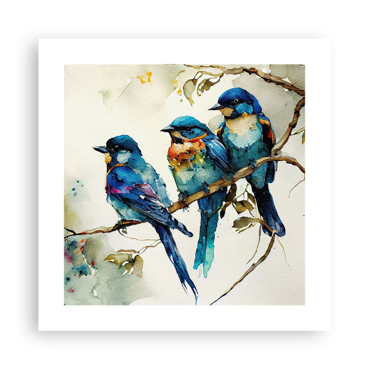 Plakat - Er han fornærmet? - 40x40 cm