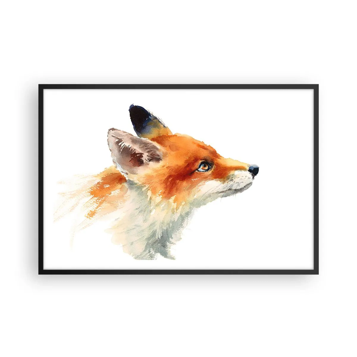 Plakat i sort ramme - Man kan aldrig være for forsigtig - 91x61 cm