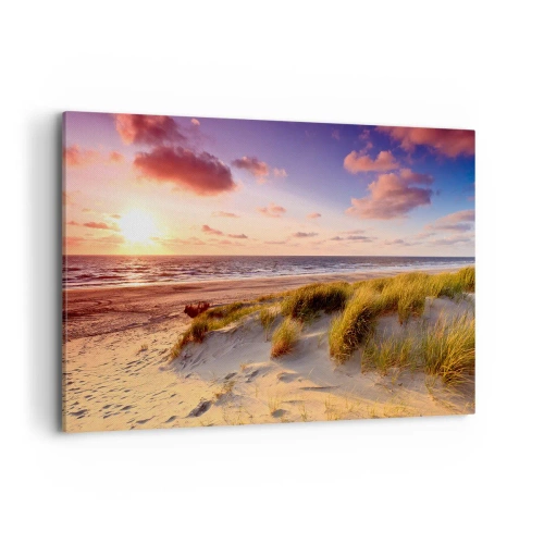 Lærredstryk - Billede på lærred - Luften dufter allerede af sommer - 120x80 cm