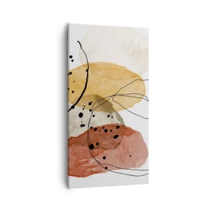 Lærredstryk - Billede på lærred - Som lys, klar luft - 55x100 cm