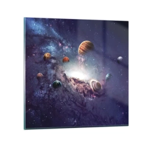 Billede på glas - Systemet med soldans - 30x30 cm