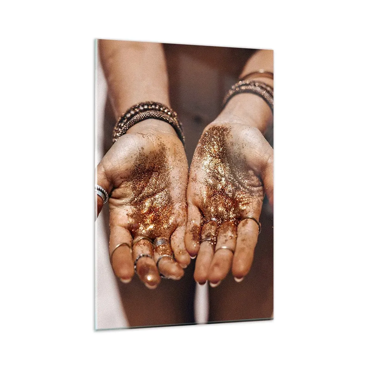 Billede på glas - En gave til dig - 80x120 cm