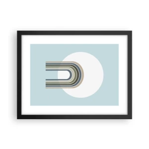 Plakat i sort ramme - Uimodståelig tiltrækningskraft - 40x30 cm