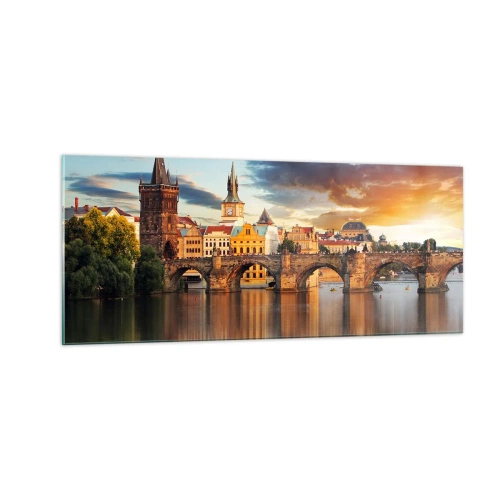 Billede på glas - Smukt for evigt - 100x40 cm