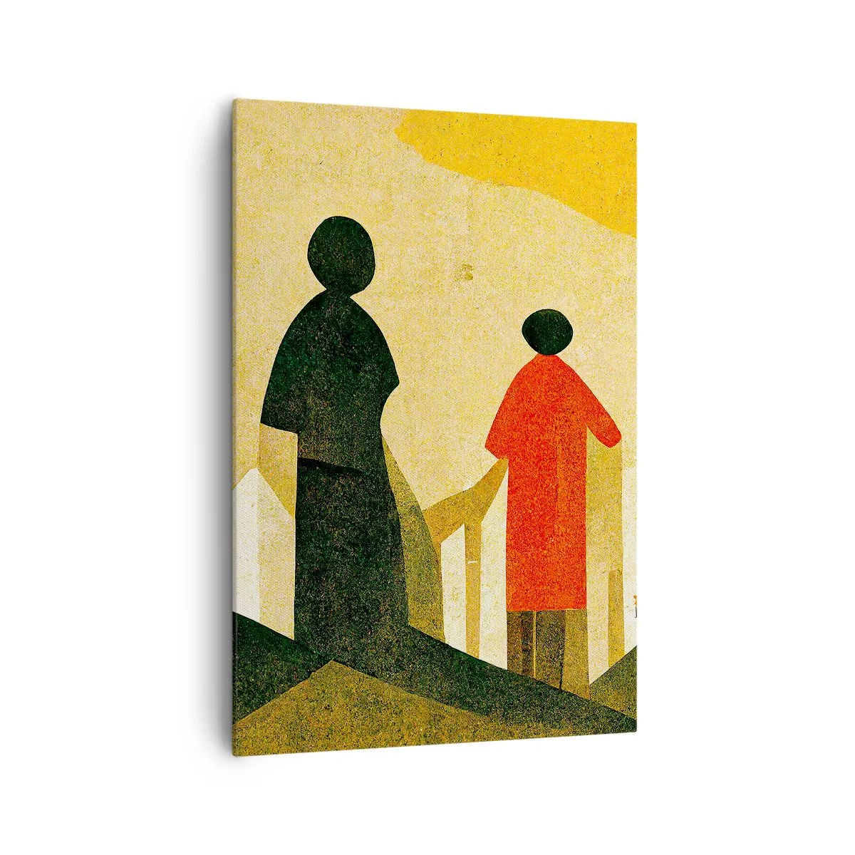 Lærredstryk - Billede på lærred - Stadig langt væk - 70x100 cm