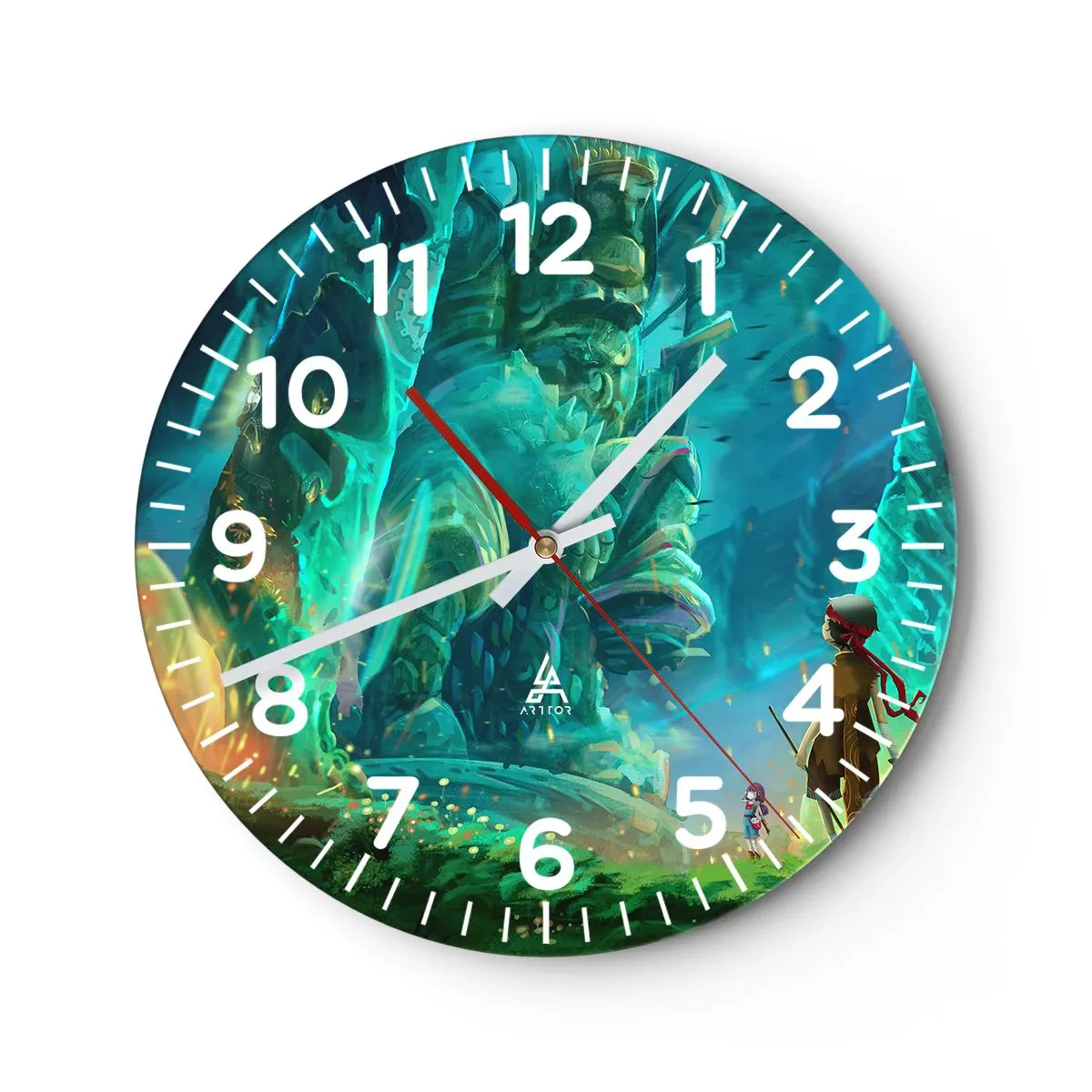 Vægur, Uret - Fra den store eventyrbog - 40x40 cm