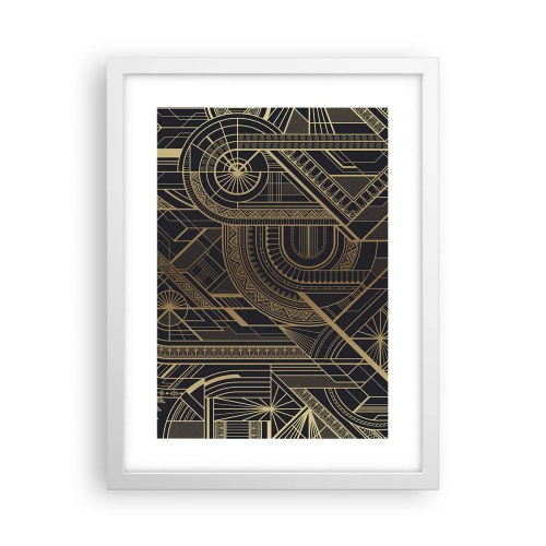 Plakat i hvid ramme - Koncepter, idéer, planer - 30x40 cm