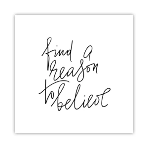 Plakat - Det er muligt - 50x50 cm