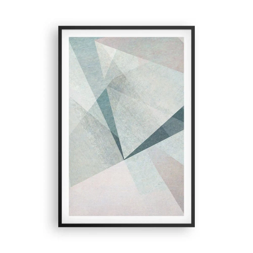 Plakat i sort ramme - Rolig og alligevel dynamisk - 61x91 cm