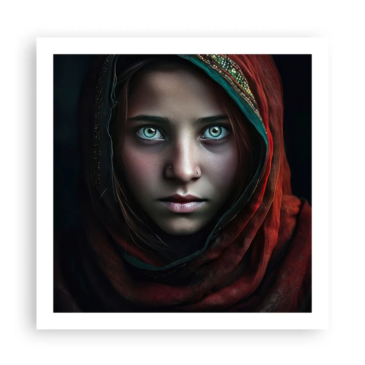 Plakat - Østens prinsesse - 60x60 cm