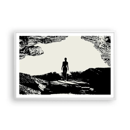 Plakat i hvid ramme - Et nyt udseende - 91x61 cm