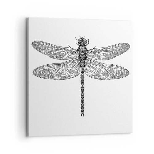Lærredstryk - Billede på lærred - Præcision i naturen - 60x60 cm