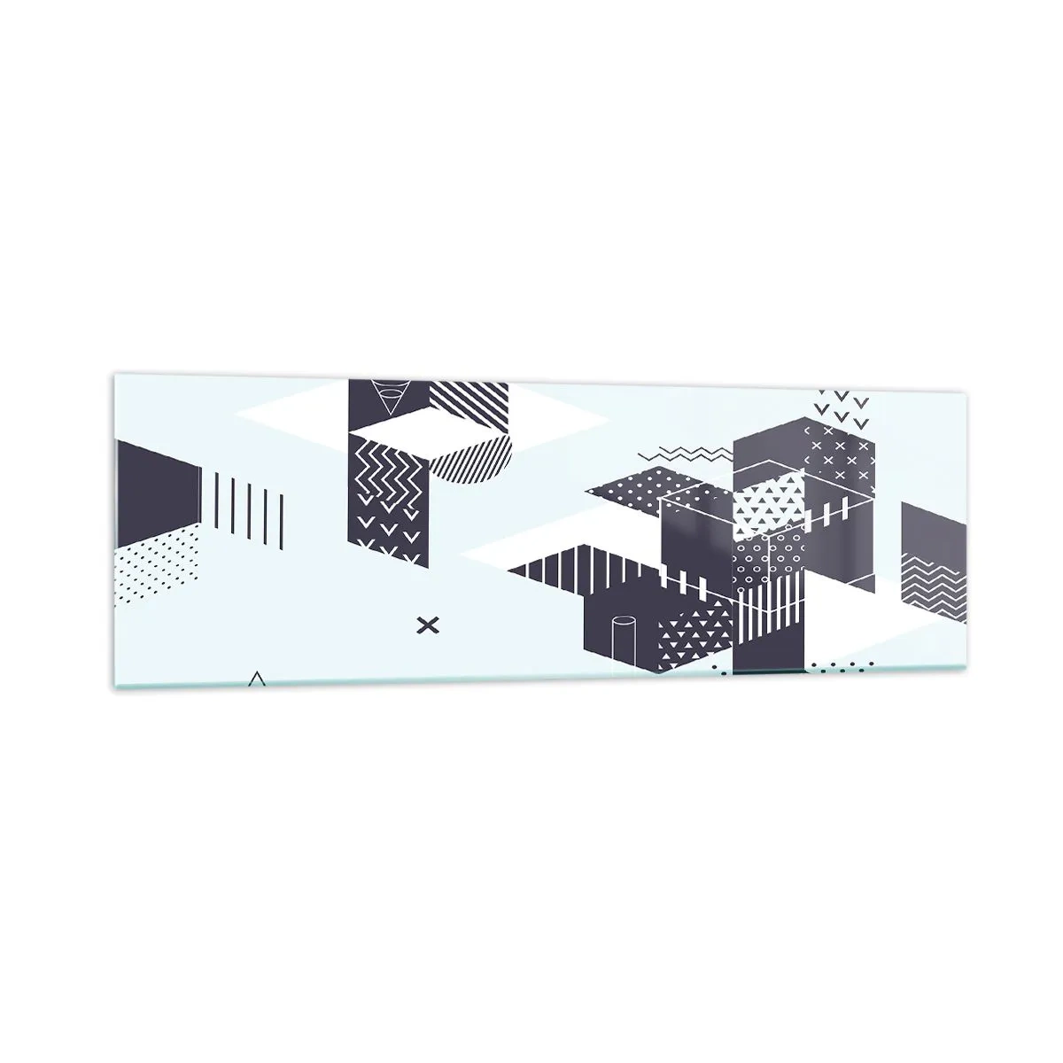 Billede på glas - I matematikkens sjæl - 160x50 cm