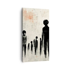 Lærredstryk - Billede på lærred - Mod ensomhed - 55x100 cm