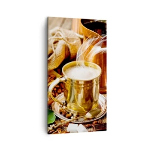 Lærredstryk - Billede på lærred - Hav en dejlig dag! - 45x80 cm